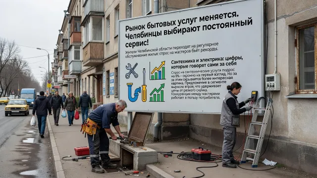 Рынок бытовых услуг меняется. Челябинцы выбирают постоянный сервис!
